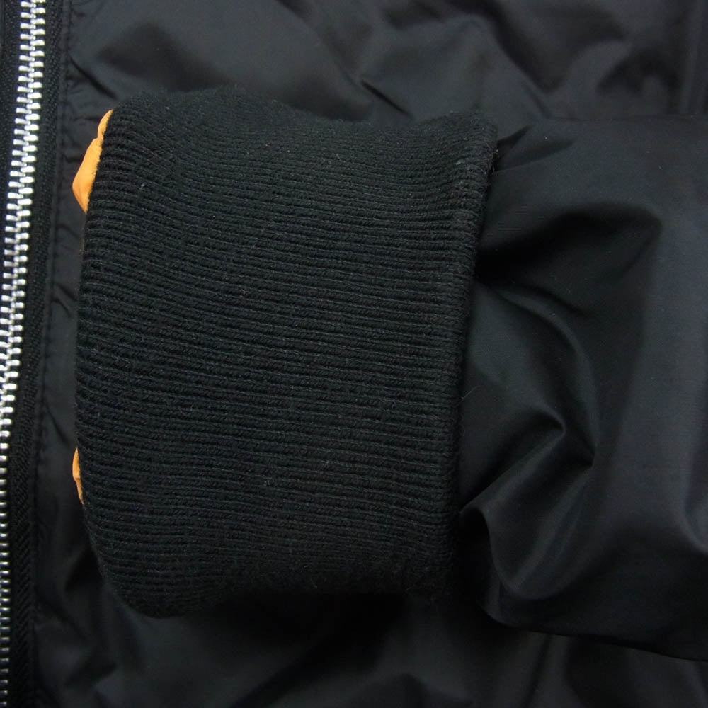 PALACE パレス Thinsulate Bomber Jacket MA-1 ボンバー 中綿 ジャケット ブラック系 オレンジ系 S【中古】