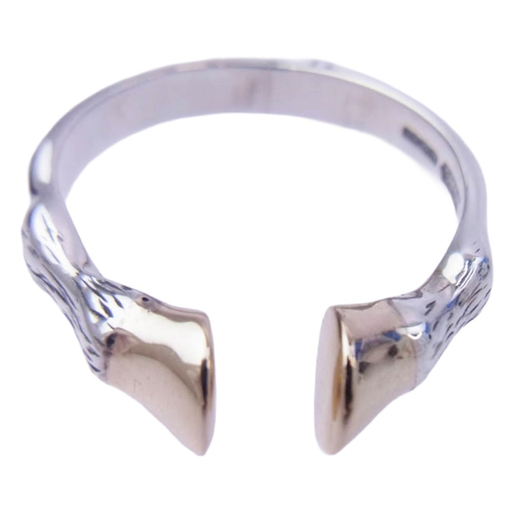 CRAZY PIG クレイジーピッグ ELEGANT HOOVES RING 9Kコンビ エレガントフーブス リング シルバー系 19.5号【中古】
