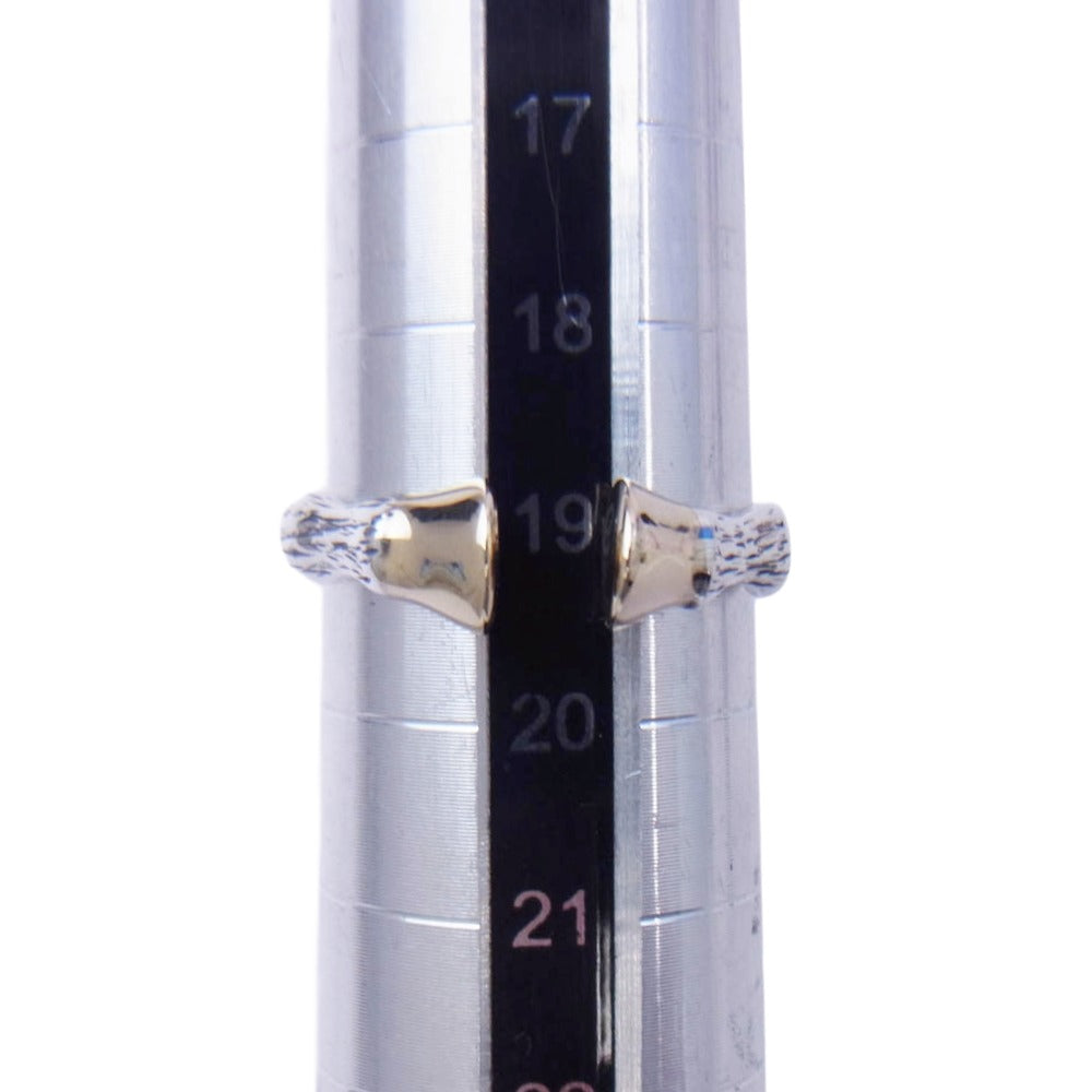 CRAZY PIG クレイジーピッグ ELEGANT HOOVES RING 9Kコンビ エレガントフーブス リング シルバー系 19.5号【中古】