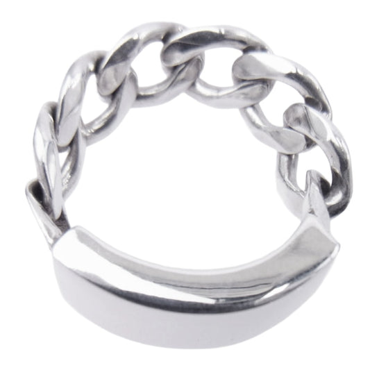 TENDERLOIN テンダーロイン T-ID RING SILVER ID チェーン リング シルバー系 23号【美品】【中古】