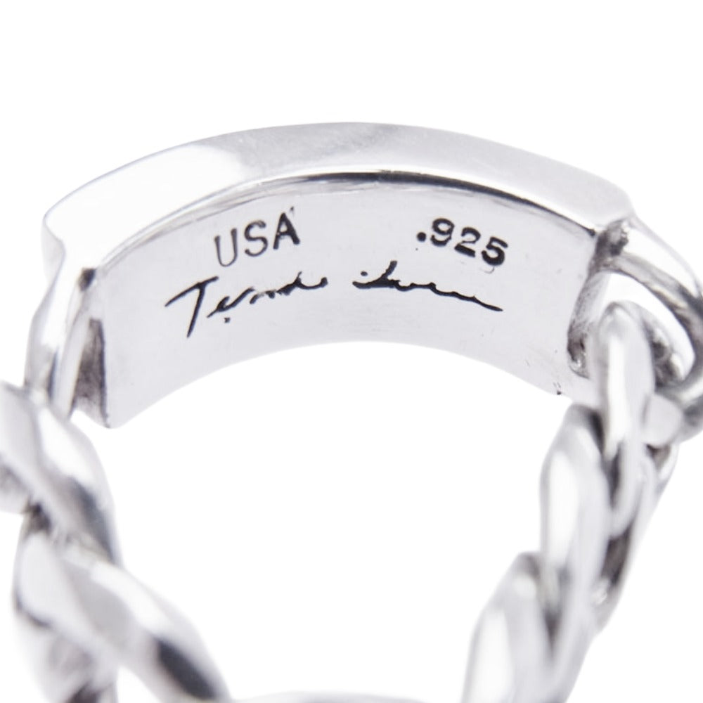 TENDERLOIN テンダーロイン T-ID RING SILVER ID チェーン リング シルバー系 23号【美品】【中古】