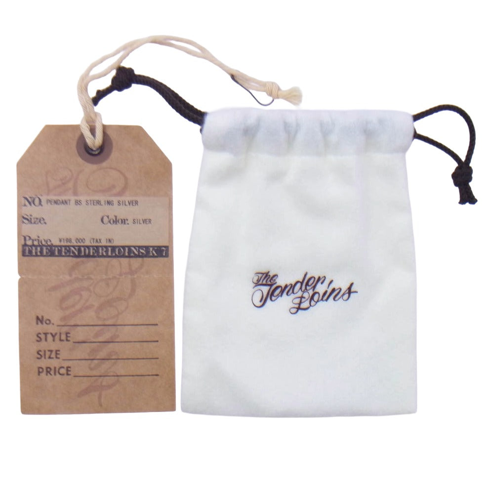 TENDERLOIN テンダーロイン HOSSANA PENDANT BS STERLING SILVER ホザーナ ボルネオスカル ペンダント ネックレス シルバー系【中古】