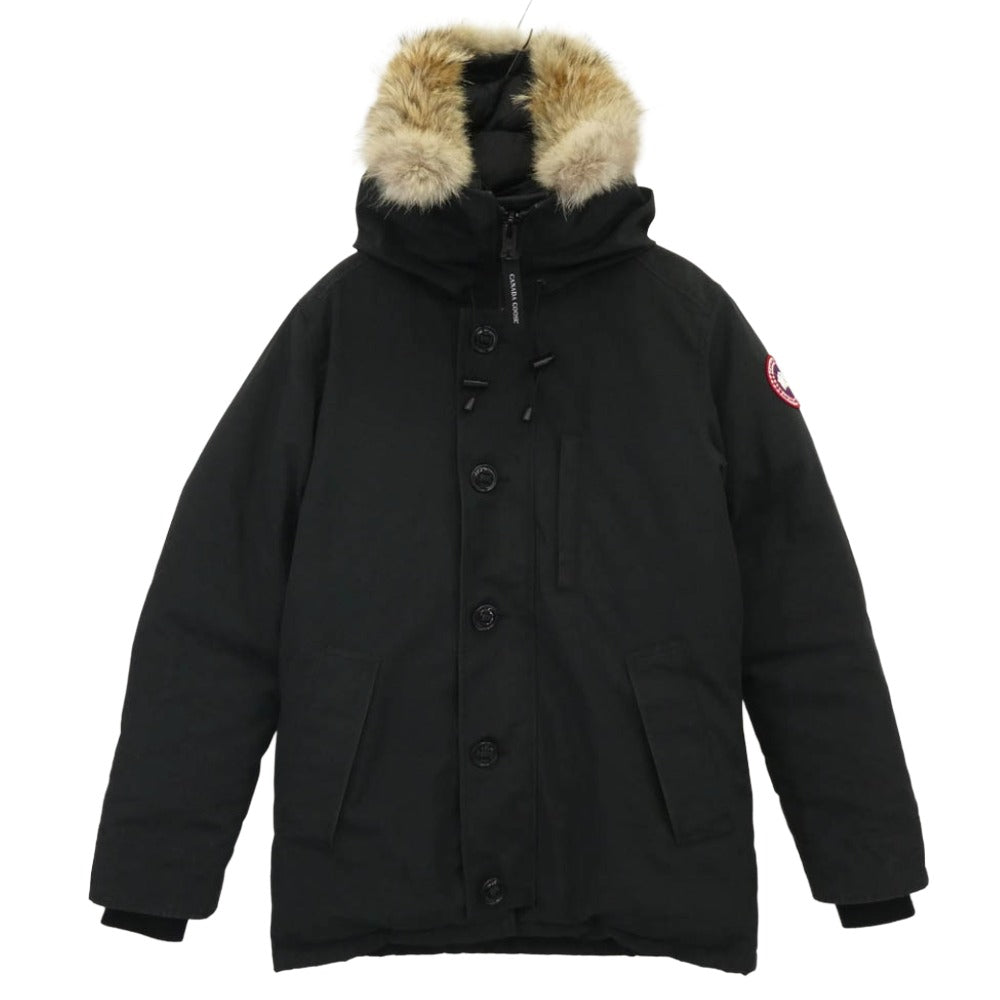 CANADA GOOSE カナダグース 3426MA サザビーリーグタグ CHATEAU PARKA シャトー パーカー ファー フーデッド ダウンジャケット ブラック系 M【中古】
