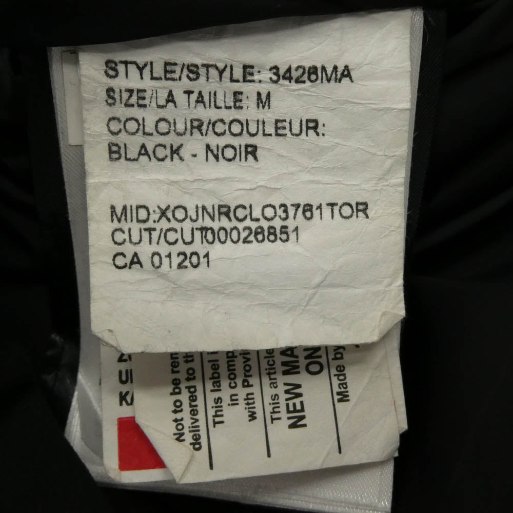 CANADA GOOSE カナダグース 3426MA サザビーリーグタグ CHATEAU PARKA シャトー パーカー ファー フーデッド ダウンジャケット ブラック系 M【中古】