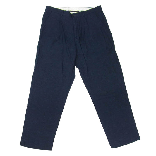 Supreme シュプリーム 21AW Pleated Trouser プリ―テッド トラウザー パンツ ネイビー ネイビー系 32【美品】【中古】