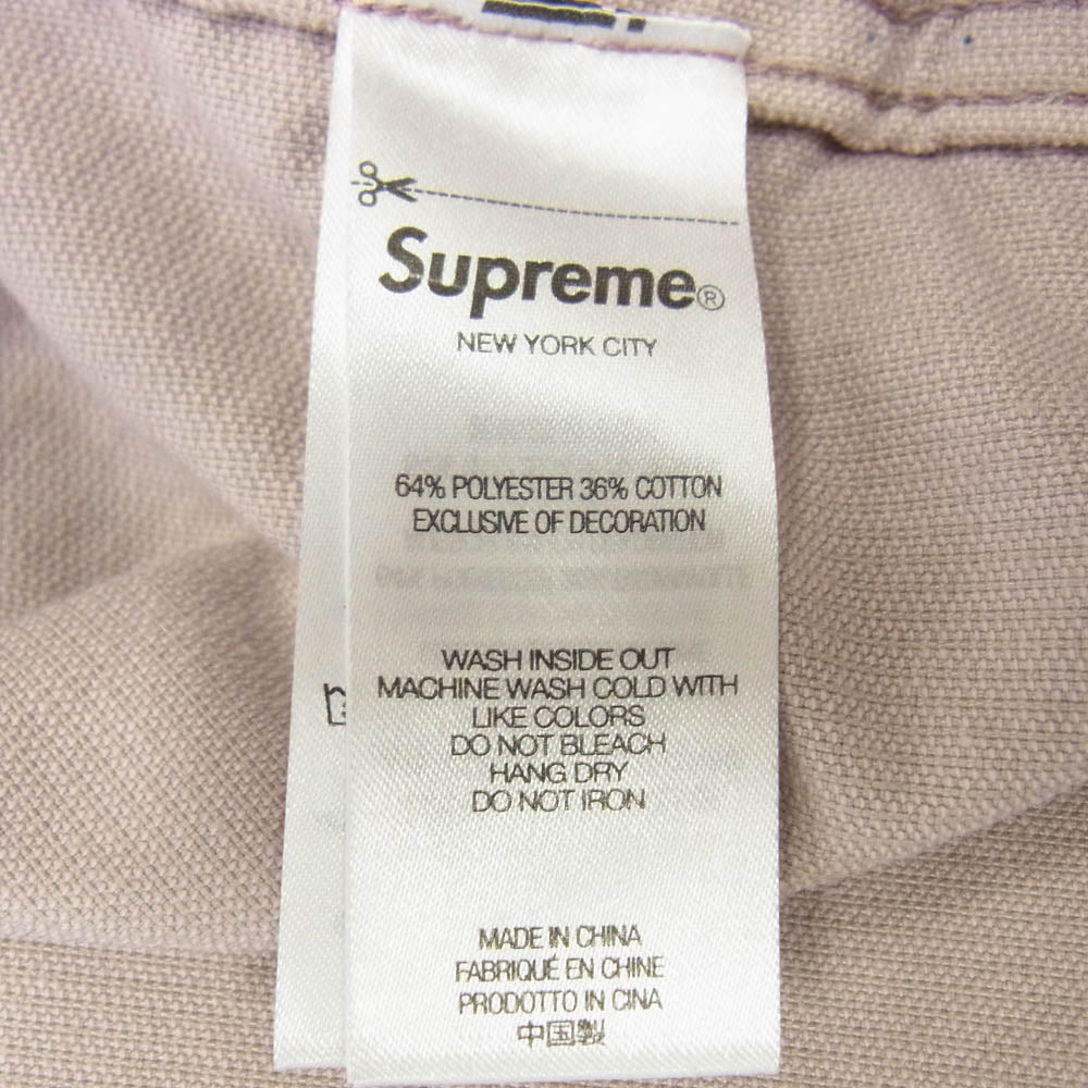 Supreme シュプリーム 25SS Washed Corduroy Shirt ウォッシュド コーデュロイ シャツ ピンク系 L【美品】【中古】