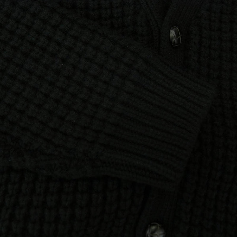 supreme　シュプリーム　21AW　ワッフルニットカーディガン　ブラック　L Supreme SUPREME シュプリーム 21AW Waffle Knit Cardigan ワッフル