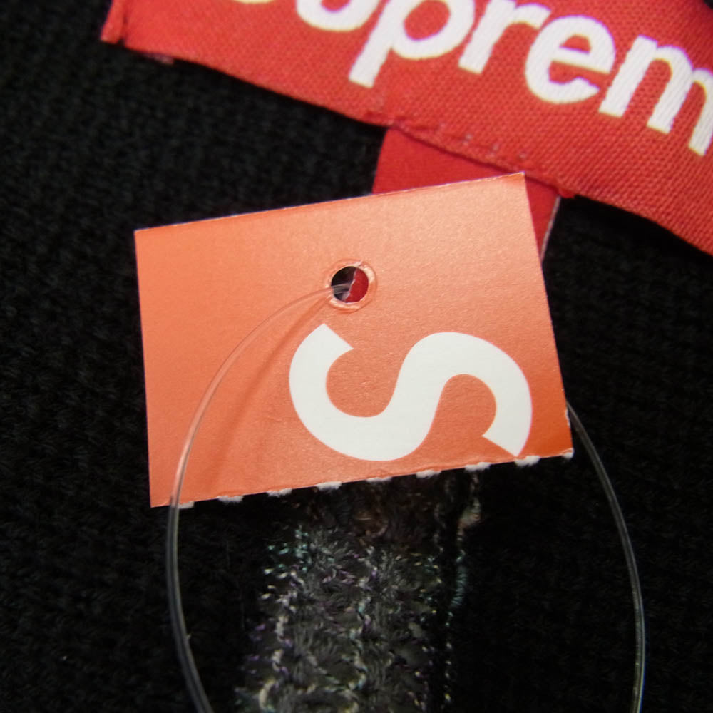 Supreme シュプリーム 24AW Speckle Stripe Zip Up Cardigan スパークル ストライプ ジップアップ カーディガン ブラック系 グレー系 L【極上美品】【中古】