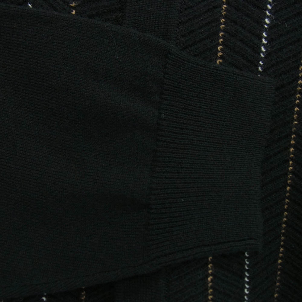 Supreme シュプリーム 25SS Herringbone Cardigan ヘリンボーン カーディガン ブラック系 L【極上美品】【中古】