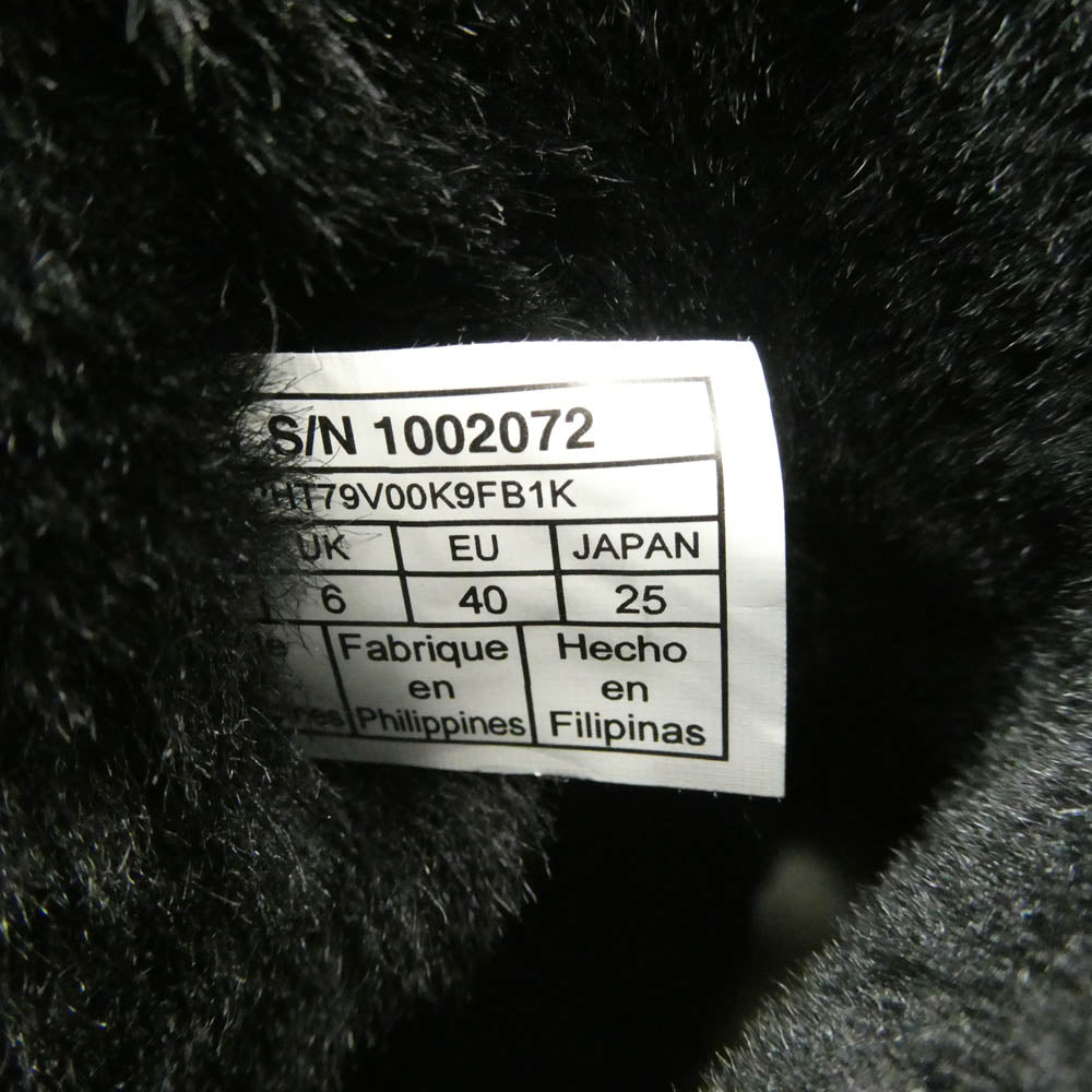 UGG アグ 1002072 Classic Mini クラシック ミニ ムートン ブーツ ブラック系 25cm【極上美品】【中古】