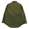 MADISON BLUE マディソンブルー MB204-5001 中綿 金ボタン キルティング シャツ ジャケット グリーン系 S【中古】