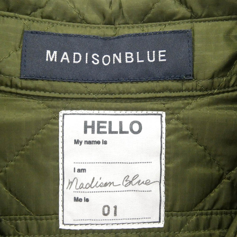 MADISON BLUE マディソンブルー MB204-5001 中綿 金ボタン
