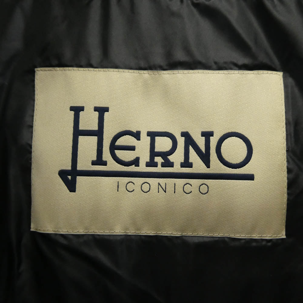 Herno ヘルノ PI0046DIC-12017Z-9300 ICONICO イコニコ ソフィア ダウン ジャケット ブラック系 44【中古】