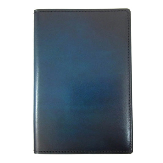 ユハク YTR341-36 LEATHER レザー パスポート ケース ネイビー系【極上美品】【中古】