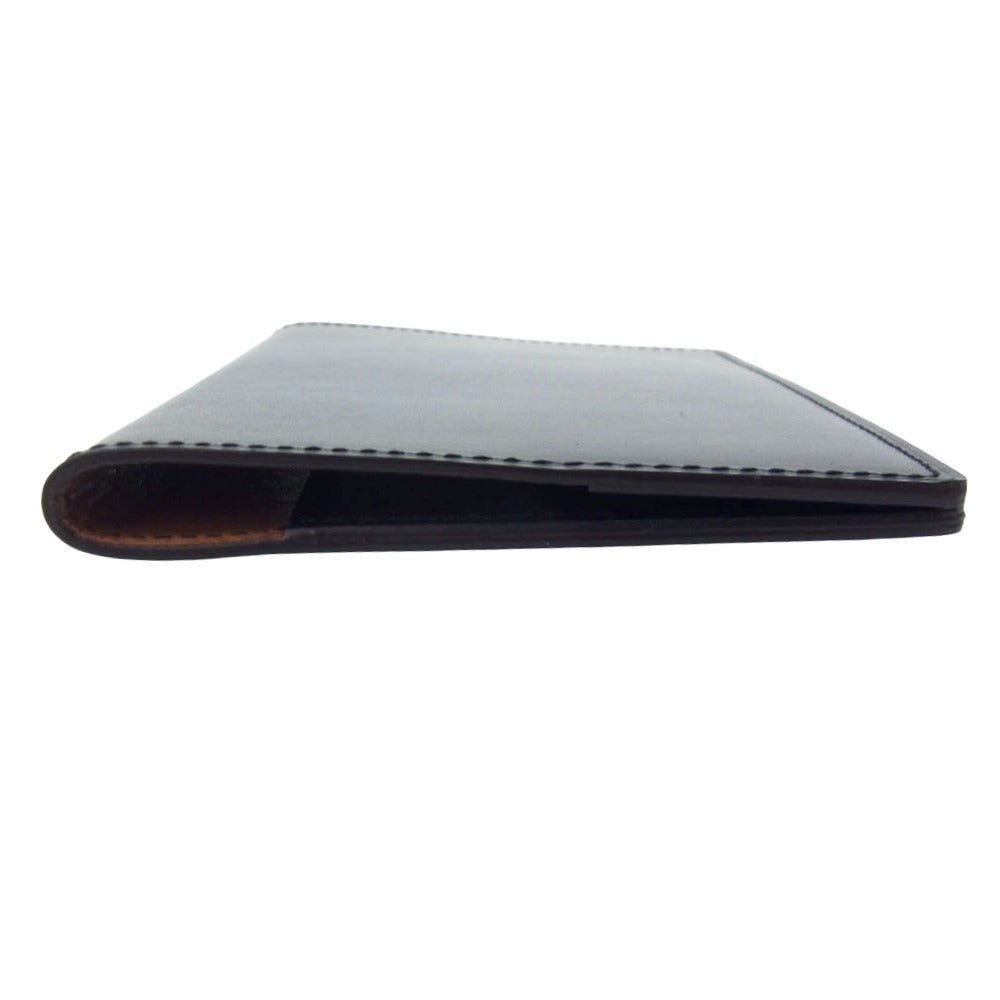 ユハク YTR341-36 LEATHER レザー パスポート ケース ネイビー系【極上美品】【中古】