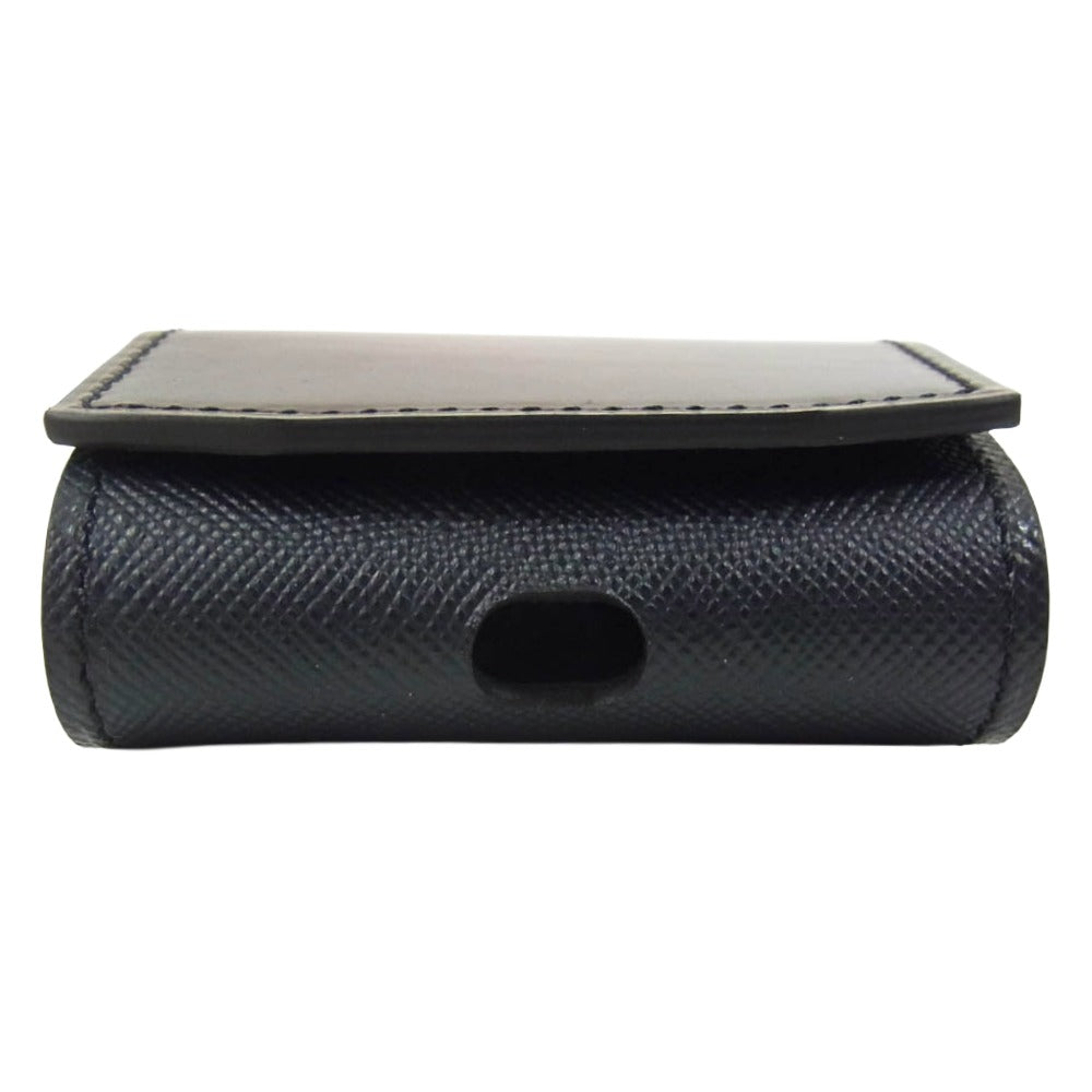 ユハク YVP541 Airpods レザー エアポッズケース ワイン系 ネイビー系 ワインレッド系【極上美品】【中古】