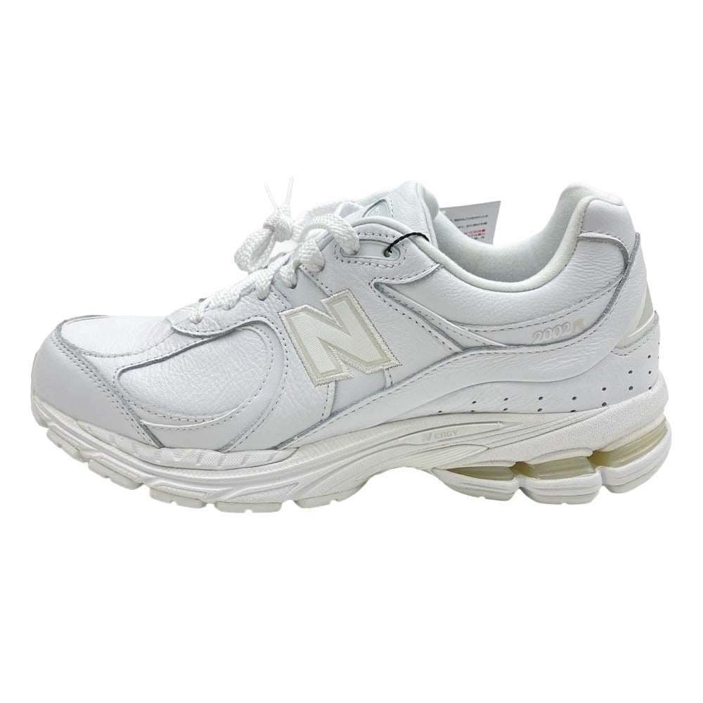NEW BALANCE ニューバランス ML2002RI ホワイトレザー ローカット スニーカー ホワイト系 27cm【極上美品】【中古】