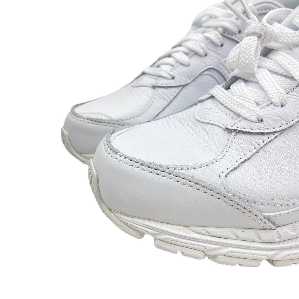 NEW BALANCE ニューバランス ML2002RI ホワイトレザー ローカット スニーカー ホワイト系 27cm【極上美品】【中古】