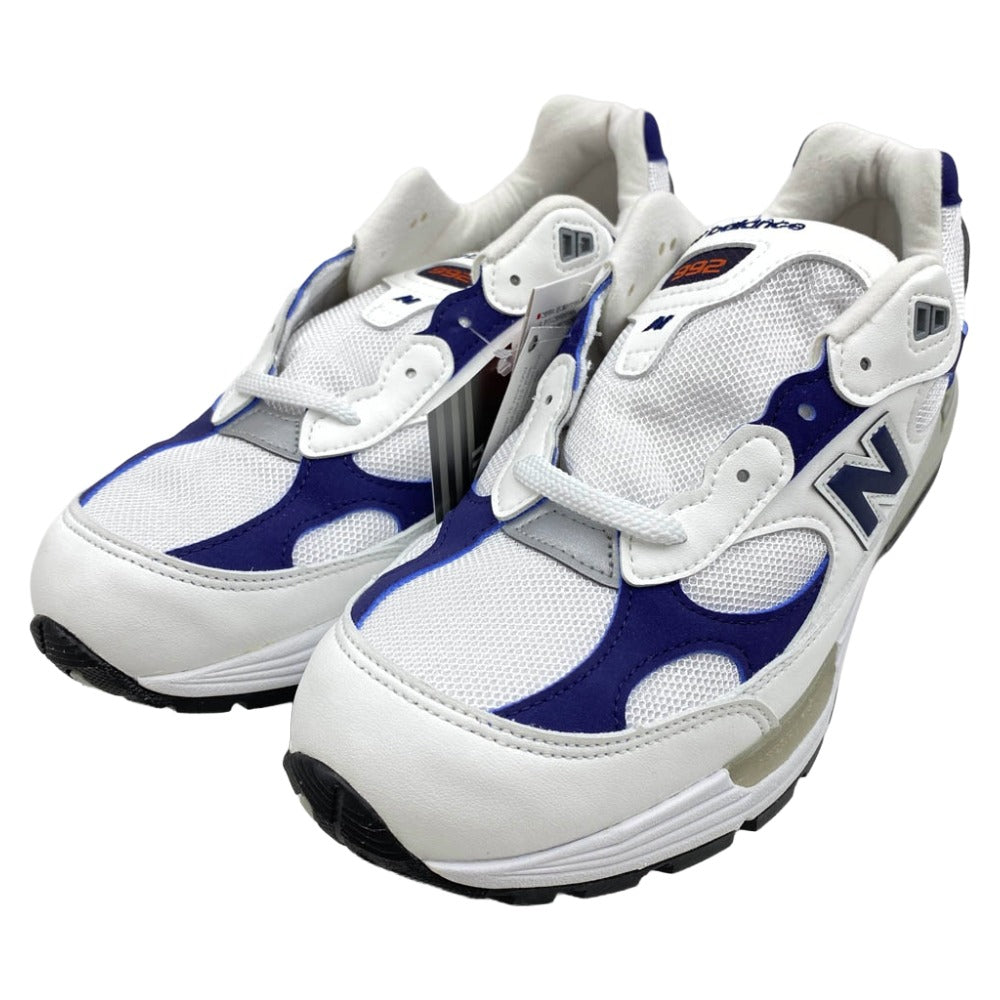 NEW BALANCE ニューバランス M992EC USA製 レザー メッシュ ローカット スニーカー 27.5cm【極上美品】【中古】