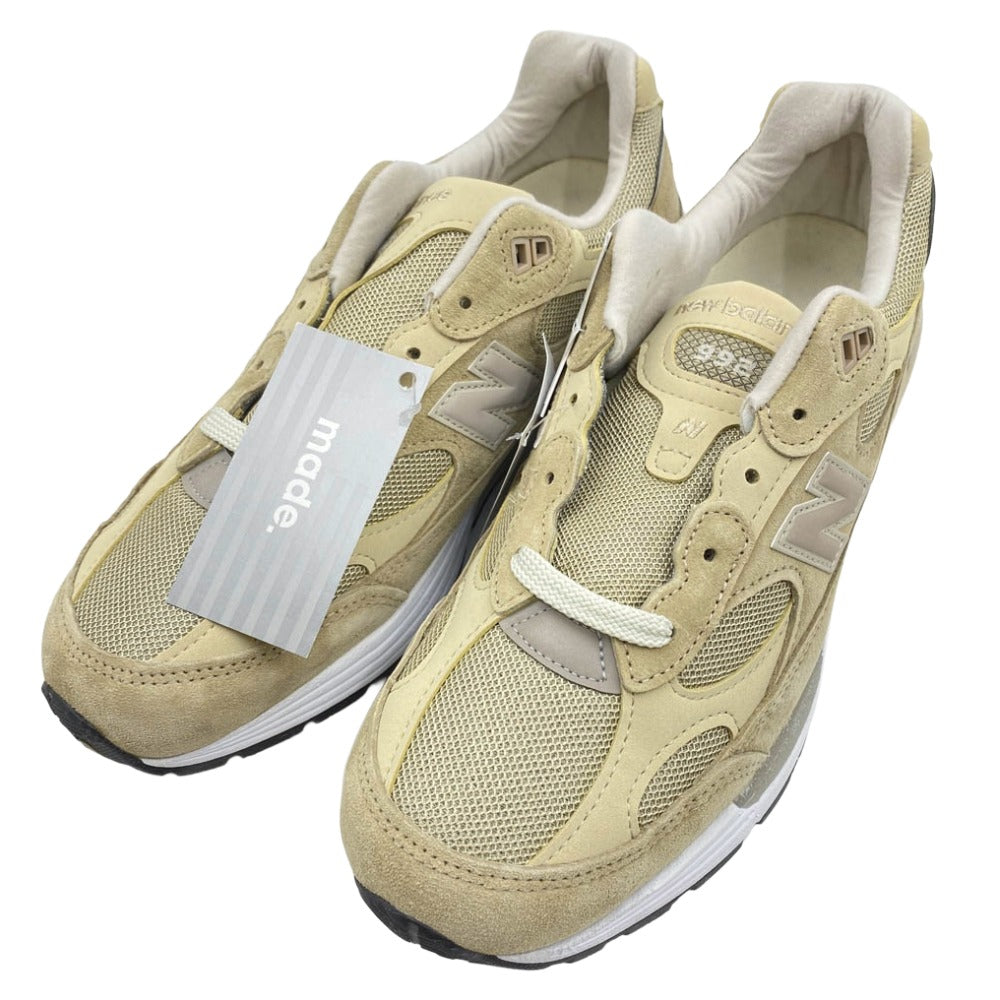 NEW BALANCE ニューバランス M992TN USA製 スエード メッシュ ローカット スニーカー 27.5cm【極上美品】【中古】