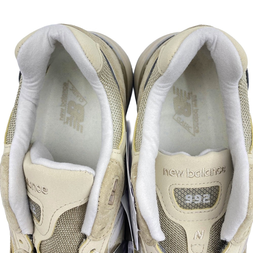NEW BALANCE ニューバランス M992TN USA製 スエード メッシュ ローカット スニーカー 27.5cm【極上美品】【中古】