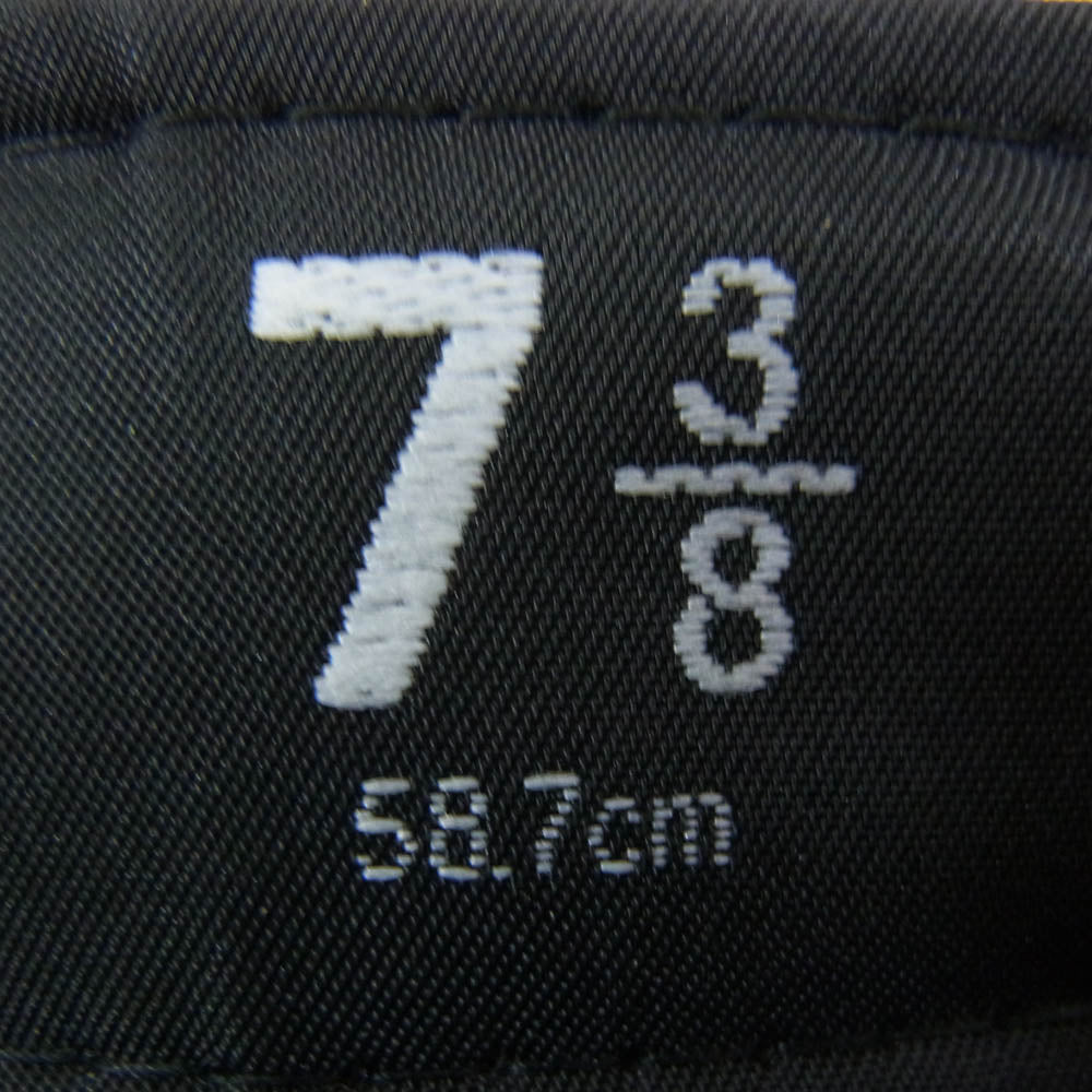 FRAGMENT DESIGN フラグメントデザイン × New Era 59FIFTY ニューエラ フィフティー FRG ロゴ刺繍 ベースボール キャップ ブラック系 7 3/8【中古】