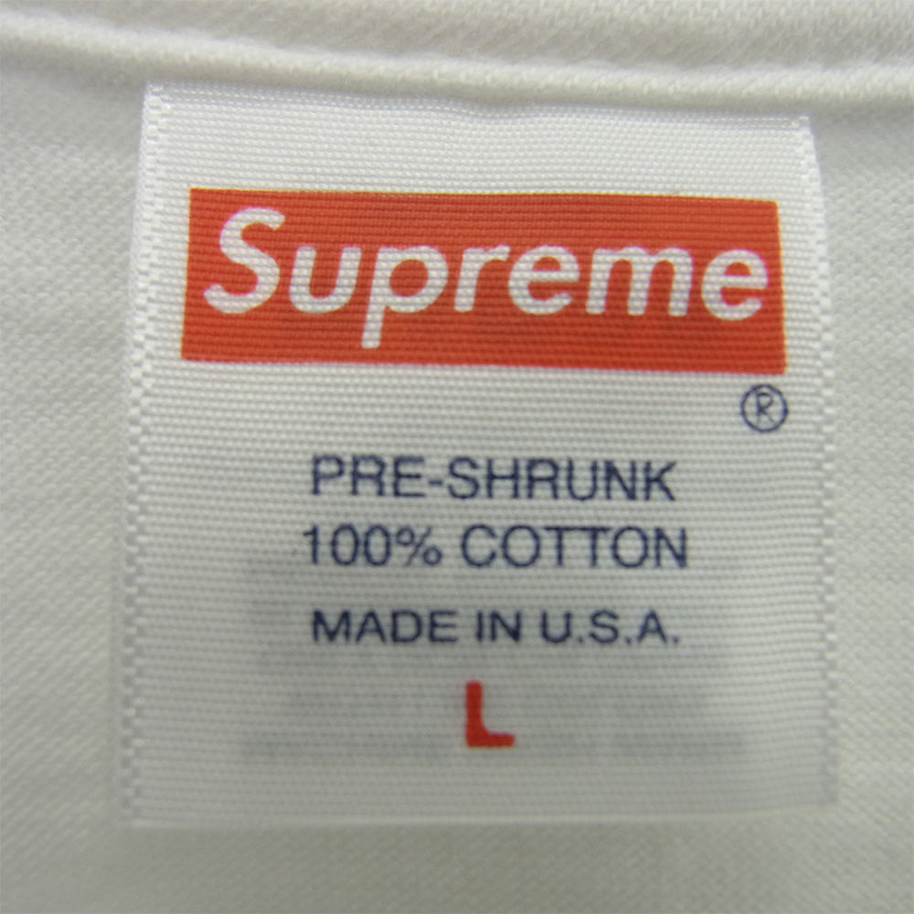 Supreme シュプリーム 22AW Andr? 3000 Tee アンドレ 3000 プリント クルーネック 半袖Tシャツ カットソー ホワイト系 L【新古品】【未使用】【中古】