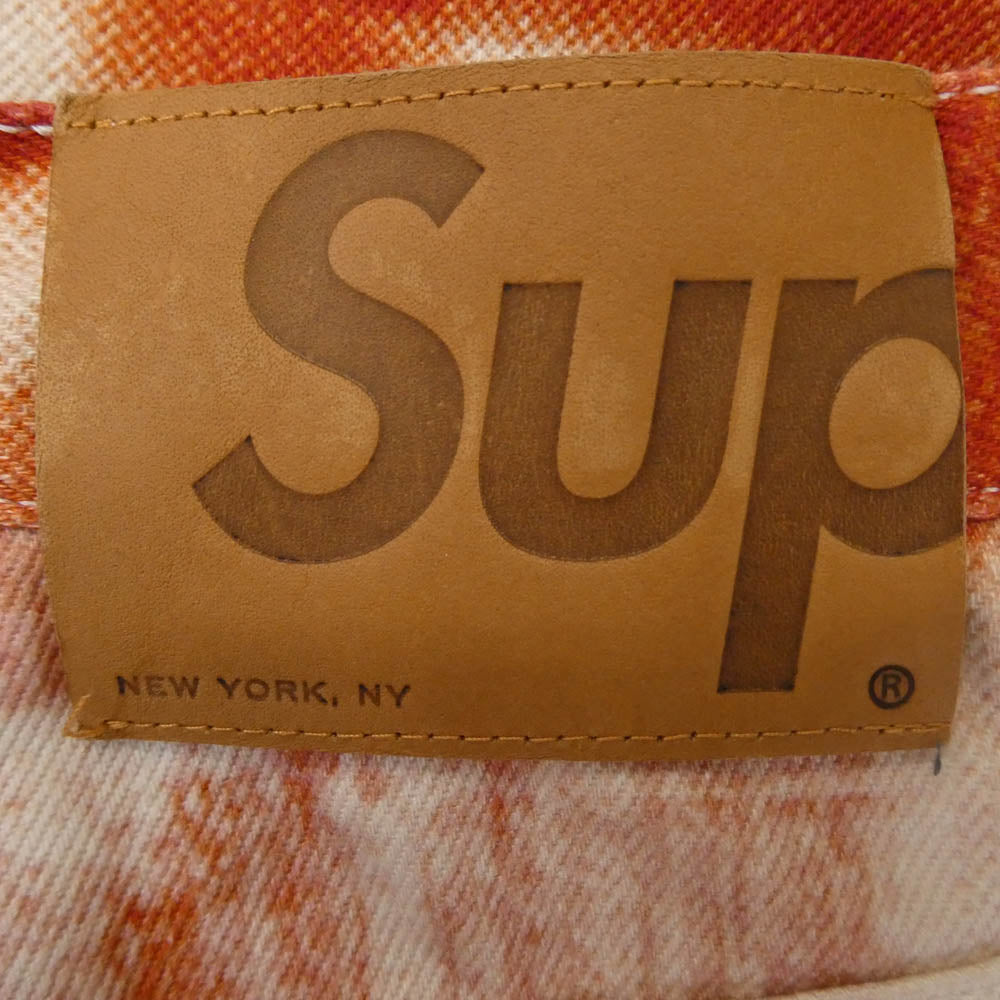 Supreme シュプリーム 21AW 21AW Christopher Wool Regular Jean クリストファー ウール レギュラージーンズ レッド系 32【中古】
