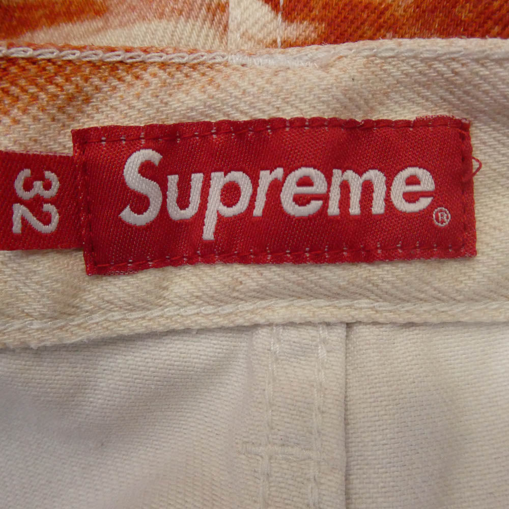 Supreme シュプリーム 21AW 21AW Christopher Wool Regular Jean クリストファー ウール レギュラージーンズ レッド系 32【中古】