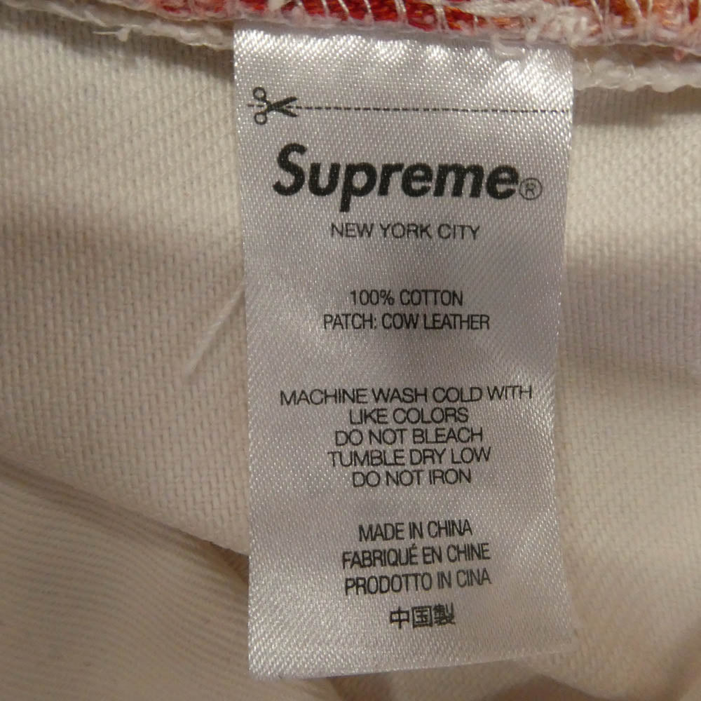 Supreme シュプリーム 21AW 21AW Christopher Wool Regular Jean クリストファー ウール レギュラージーンズ レッド系 32【中古】