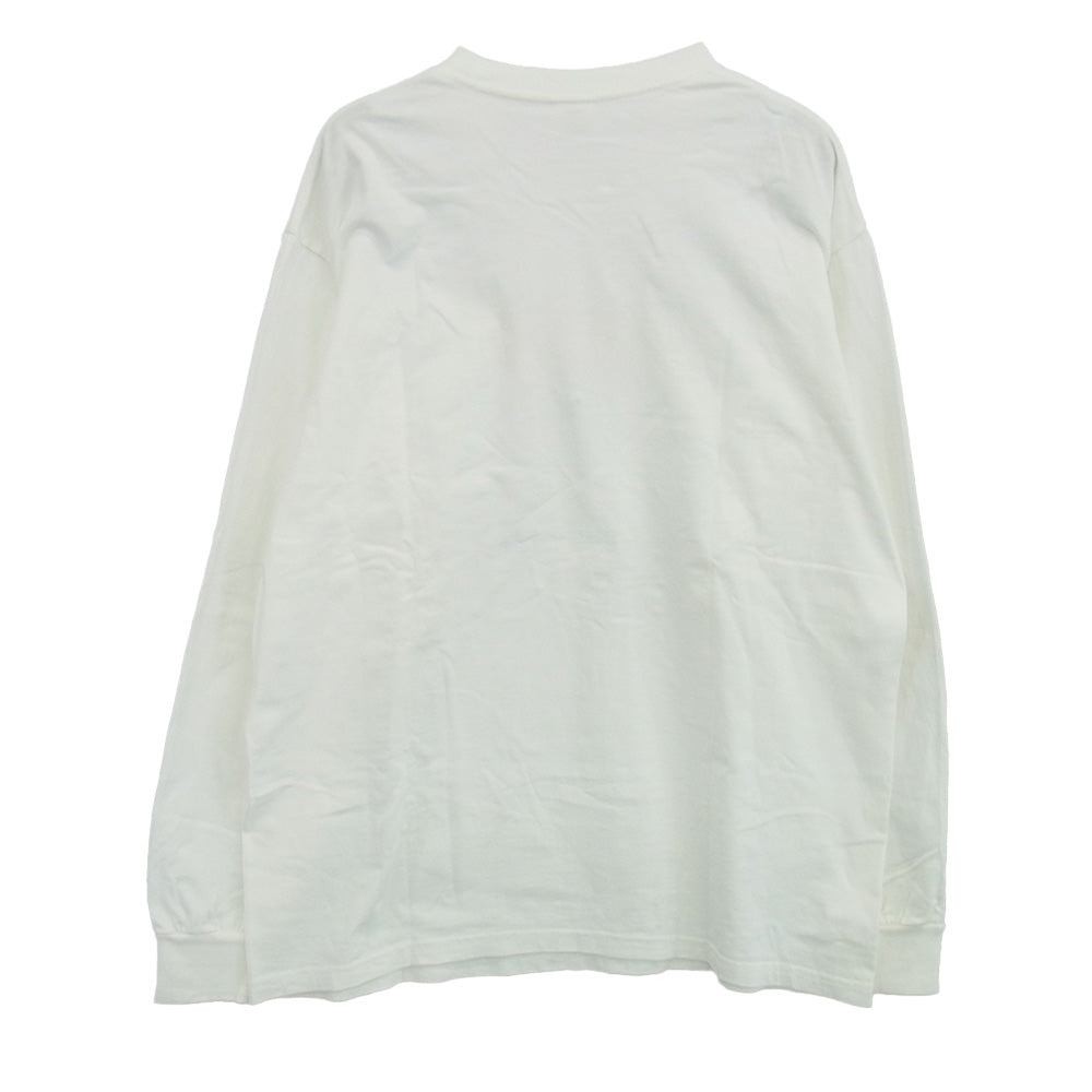 Supreme シュプリーム 20AW Box Logo L/S Tee ボックスロゴ 長袖Tシャツ ロンT ホワイト系 M【中古】