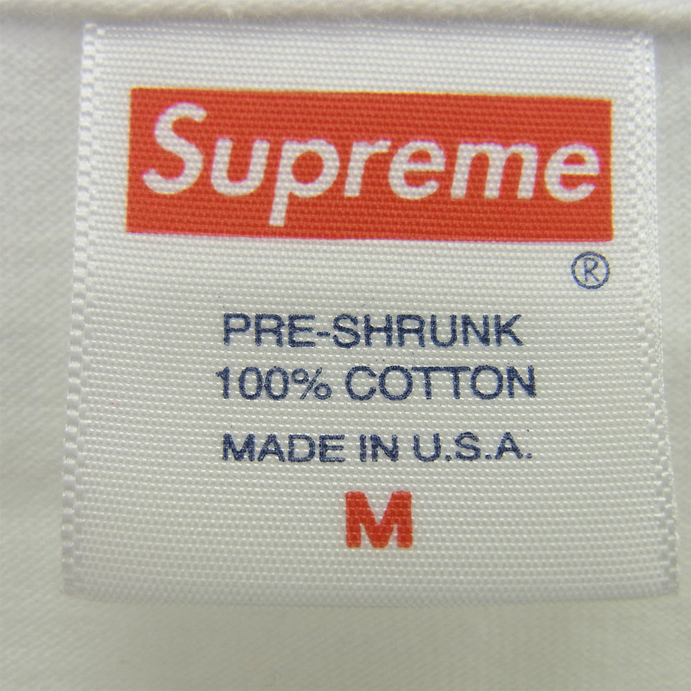 Supreme シュプリーム 20AW Box Logo L/S Tee ボックスロゴ 長袖Tシャツ ロンT ホワイト系 M【中古】