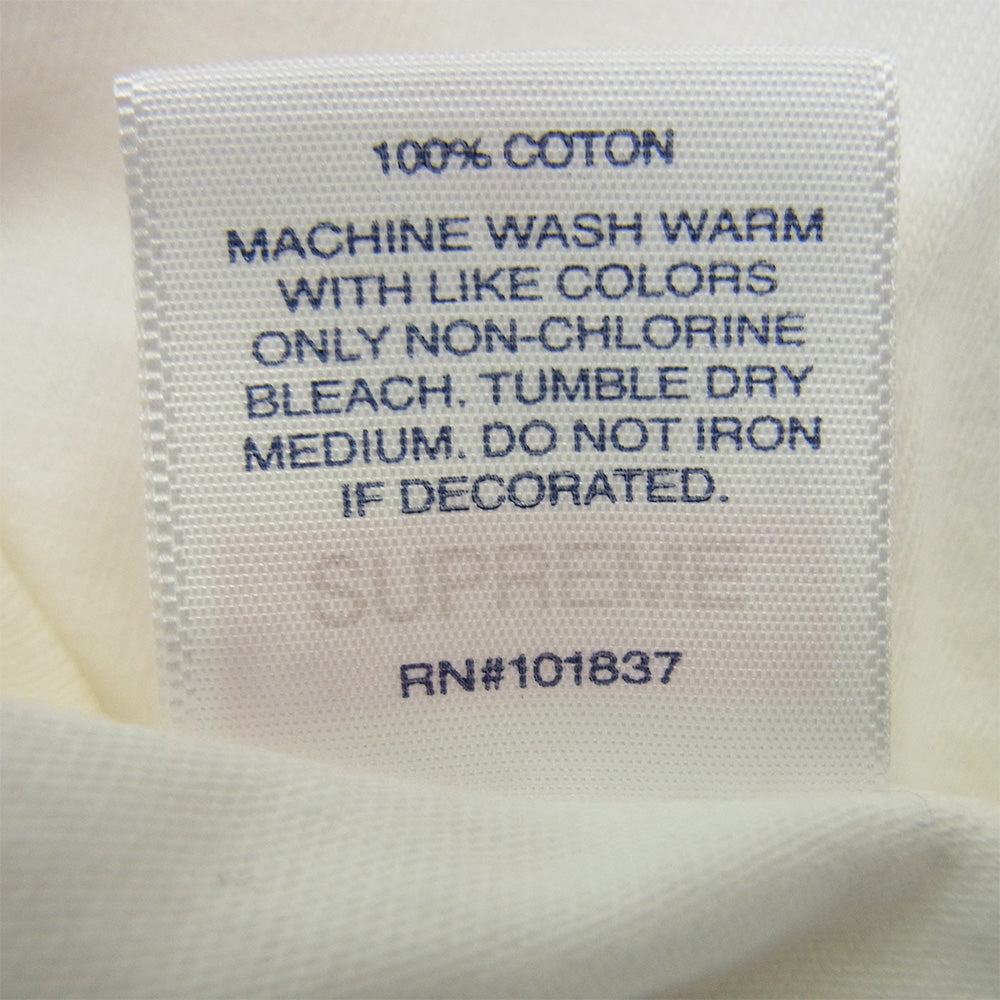 Supreme シュプリーム 20AW Box Logo L/S Tee ボックスロゴ 長袖Tシャツ ロンT ホワイト系 M【中古】