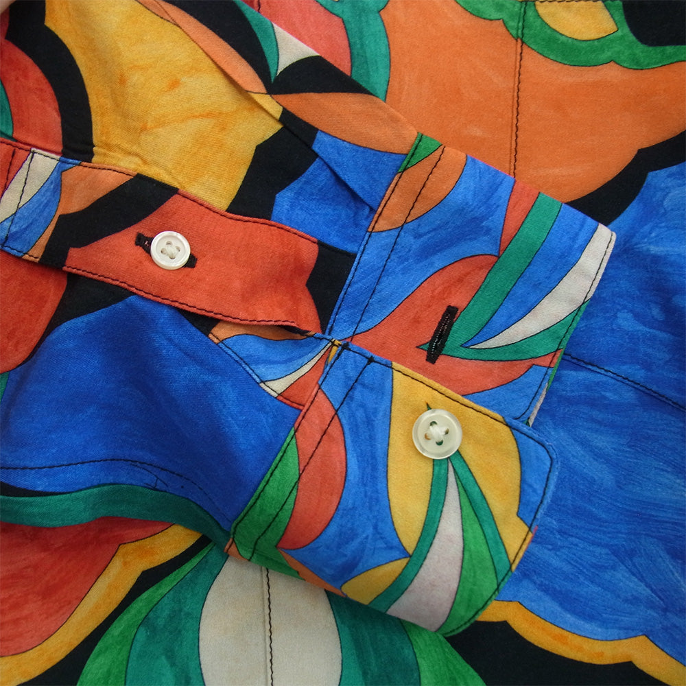 Supreme シュプリーム 21SS × Emilio Pucci L/S Shirt エミリオプッチ ロングスリーブ 長袖 シャツ マルチカラー系 L【新古品】【未使用】【中古】