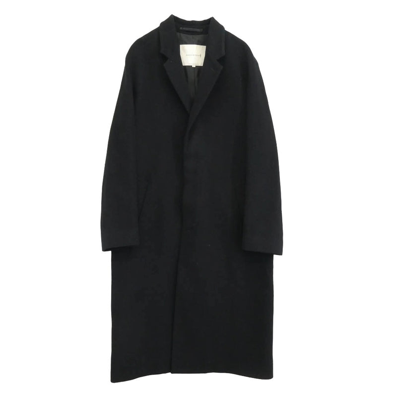 Mackintosh マッキントッシュ DU-3H 英国製 比翼 ウール チェスターコート ブラック系【中古】