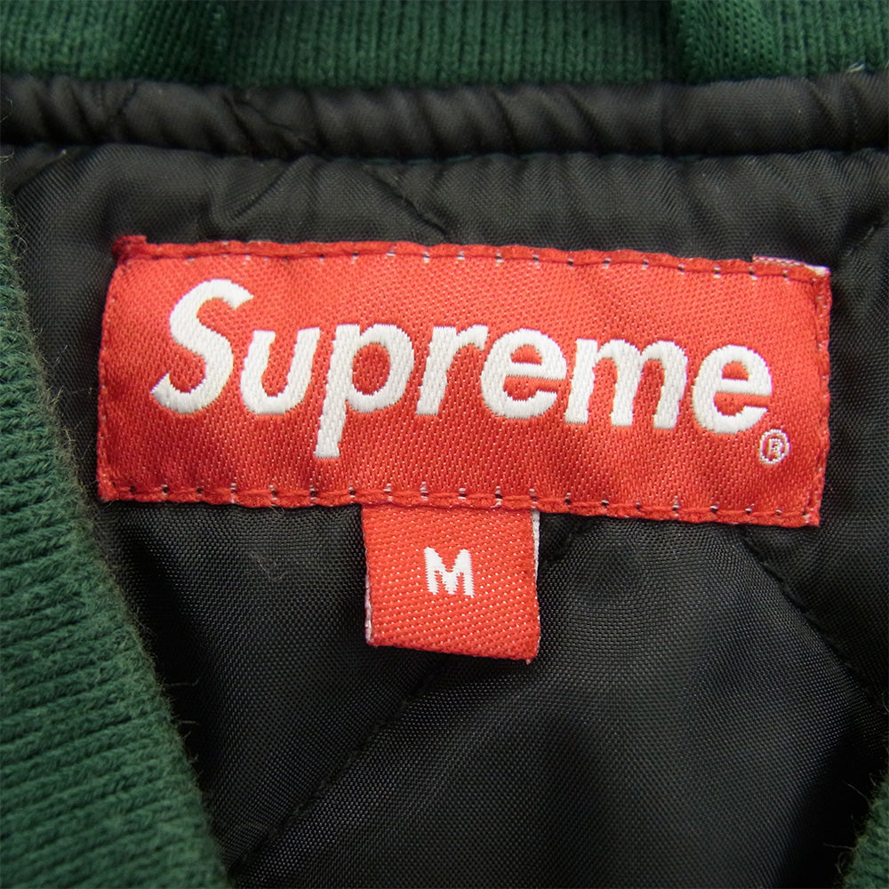 Supreme シュプリーム 18SS Reflective Stripe Work Jacket リフレクティブ ストライプ ワーク ジャケット グリーン系 M【中古】