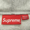 Supreme シュプリーム 21SS KAWS Chalk Logo HoodedSweatshirt カウズ チョークボックスロゴ プルオーバー スウェットパーカー フーディ グレー系 L【中古】