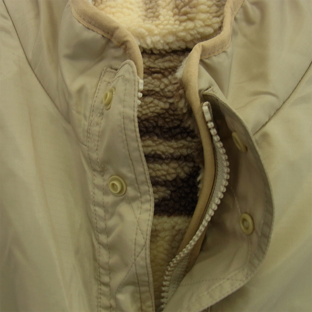 Supreme シュプリーム 22AW Geo Reversible WINDSTOPPER Fleece ゲオ リバーシブル ウィンドストッパー フリース ベージュ系 L【中古】