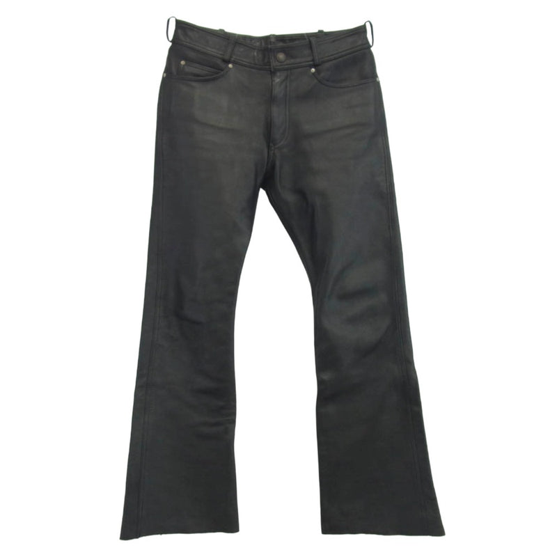 HARLEY DAVIDSON ハーレーダビッドソン 7099146BC 牛革 レザー パンツ ブラック系 31【中古】