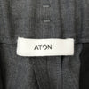 ATON エイトン PRAGGM0700 WOOL TROPICAL TAPERED EASY PANTS ウール トロピカル テーパード イージー パンツ グレー系 44【極上美品】【中古】