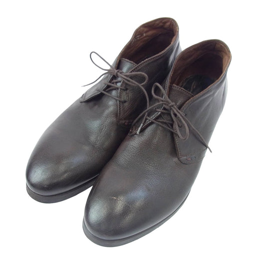 Paul Smith ポール・スミス イタリア製 レザー チャッカブーツ ブラウン系 UK9【中古】