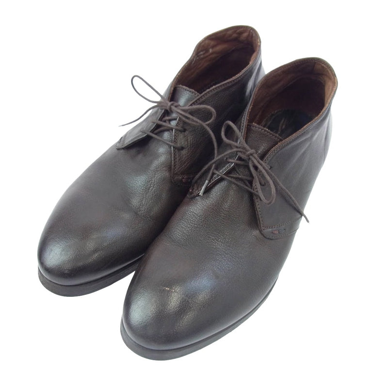 Paul Smith ポール・スミス イタリア製 レザー チャッカブーツ ブラウン系 UK9【中古】