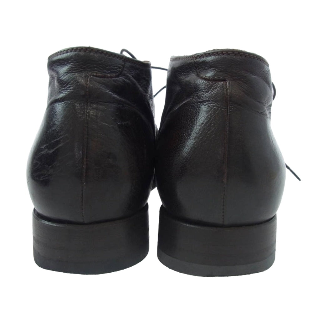 Paul Smith ポール・スミス イタリア製 レザー チャッカブーツ ブラウン系 UK9【中古】