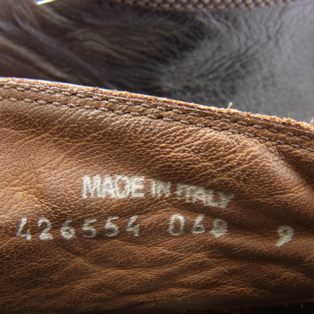 Paul Smith ポール・スミス イタリア製 レザー チャッカブーツ ブラウン系 UK9【中古】
