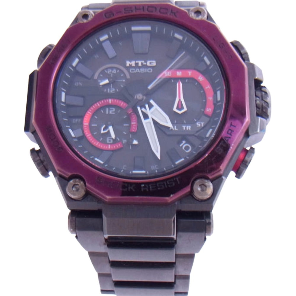CASIO G-SHOCK カシオ ジーショック MTG-B2000BD MT-G Bluetooth タフソーラー SS 樹脂 ブラック系【中古】