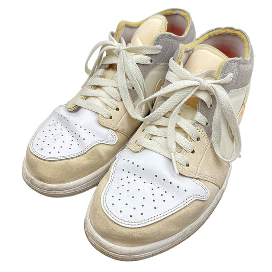 NIKE AIR JORDAN ナイキ ジョーダン Air Jordan 1 Low Inside Out White Grey AJ1 エアジョーダン インサイド アウト ホワイト グレー ローカット スニーカー 26cm【中古】