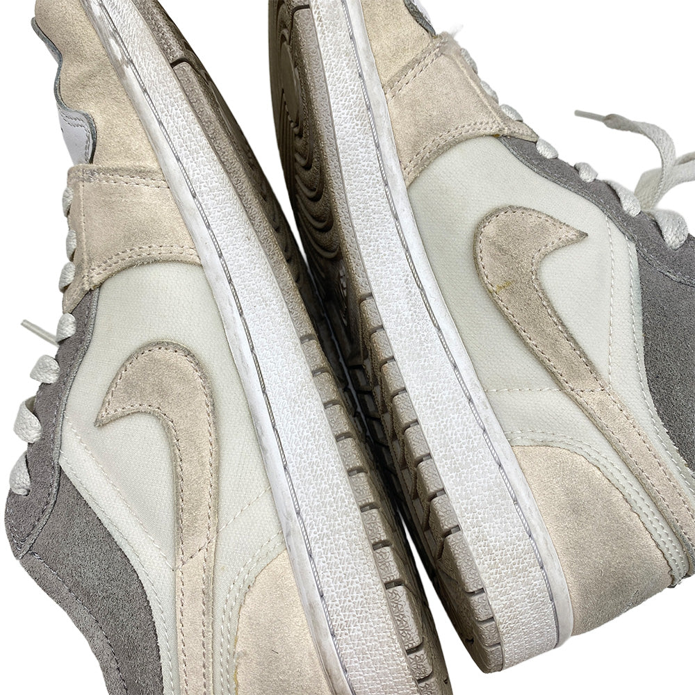 NIKE AIR JORDAN ナイキ ジョーダン Air Jordan 1 Low Inside Out White Grey AJ1 エアジョーダン インサイド アウト ホワイト グレー ローカット スニーカー 26cm【中古】