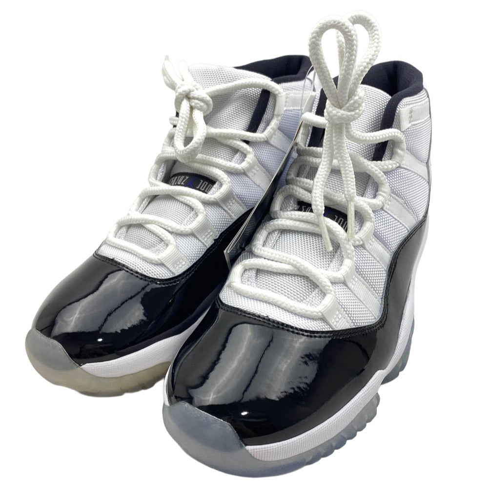 NIKE ナイキ 378037-100 Air Jordan 11 Retro Concord 2018 【フェイクバスターズ鑑定済】エアジョーダン11 レトロ コンコルド ハイカット スニーカー ブラック系 ホワイト系 26.5cm【極上美品】【中古】