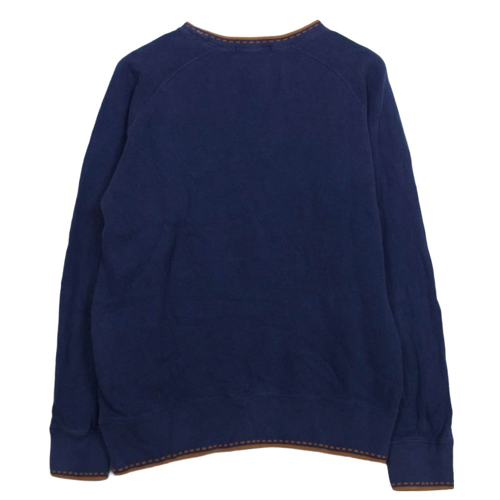 HYSTERIC GLAMOUR ヒステリックグラマー 0224CS02 ガールプリント クルーネック スウェット ネイビー系 S【中古】