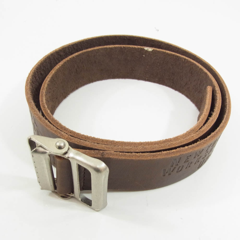 HYSTERIC GLAMOUR ヒステリックグラマー UP SIDE DOWN レザー ベルト ブラウン系【中古】